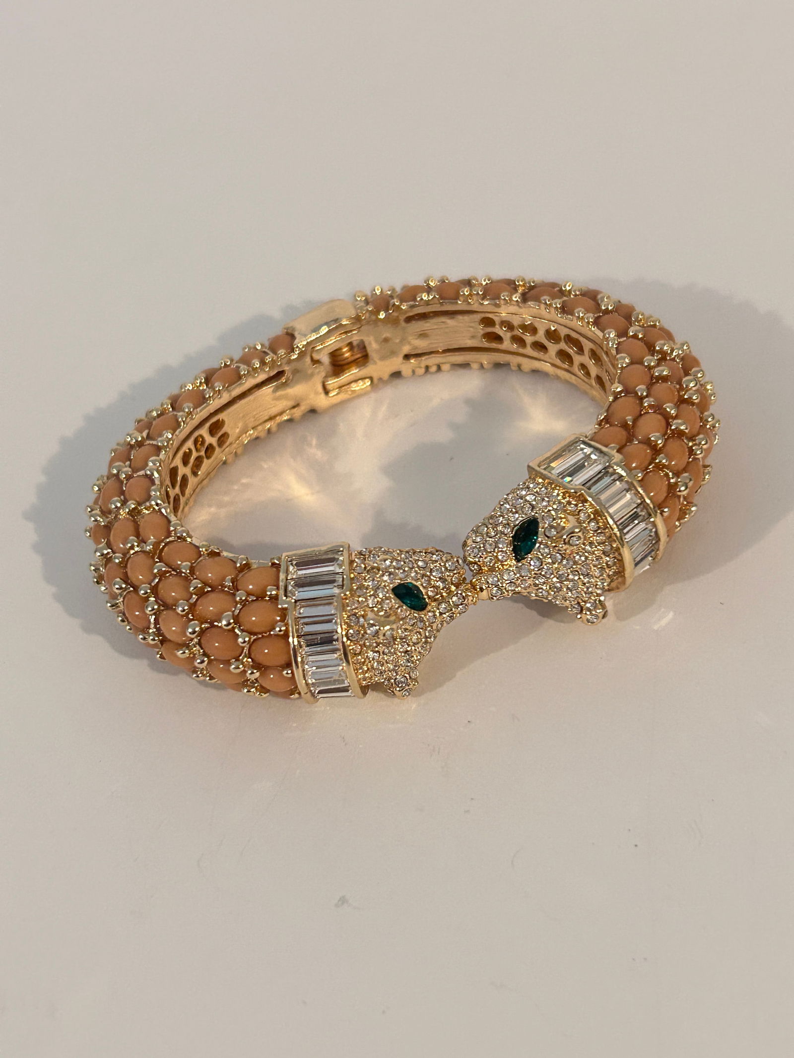 Bangle Bracelet Panther Costume Jewelry Bengal Custom 7": Bangle Bracelet Panther Costume Jewelry Bengal Custom 7" Please view all photos as they are part of the description and condition of this Item, Feel free to contact me with questions or picture reques