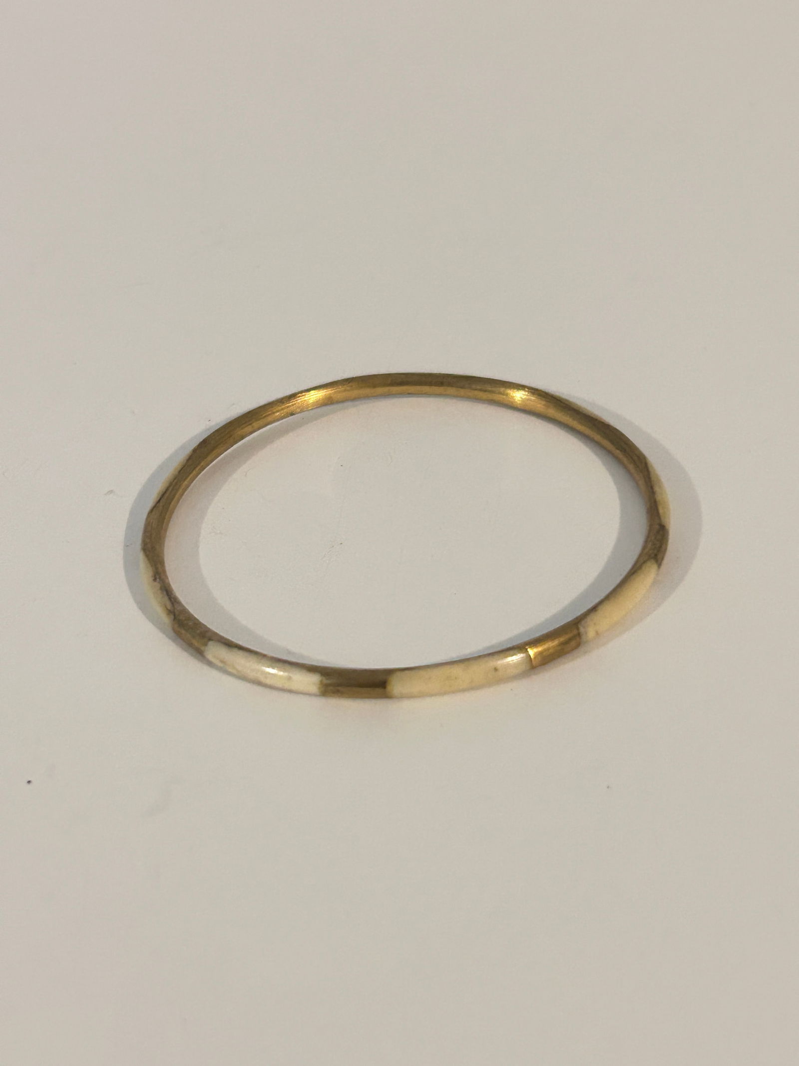 Vintage Brass Bracelet 7" (1 of 3)