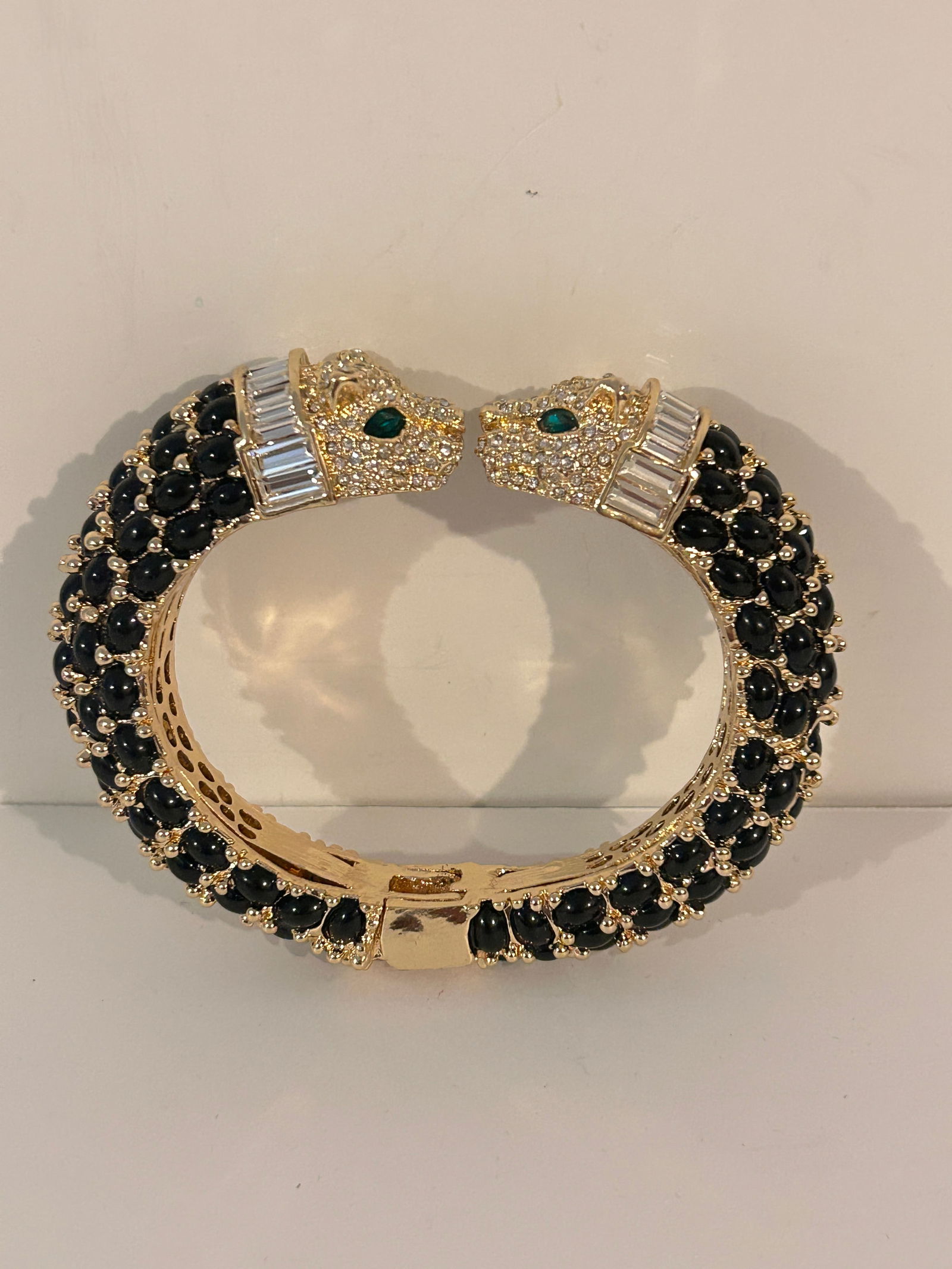 Bangle Bracelet Panther Costume Jewelry Bengal Custom 7": Bangle Bracelet Panther Costume Jewelry Bengal Custom 7" Please view all photos as they are part of the description and condition of this Item, Feel free to contact me with questions or picture reques