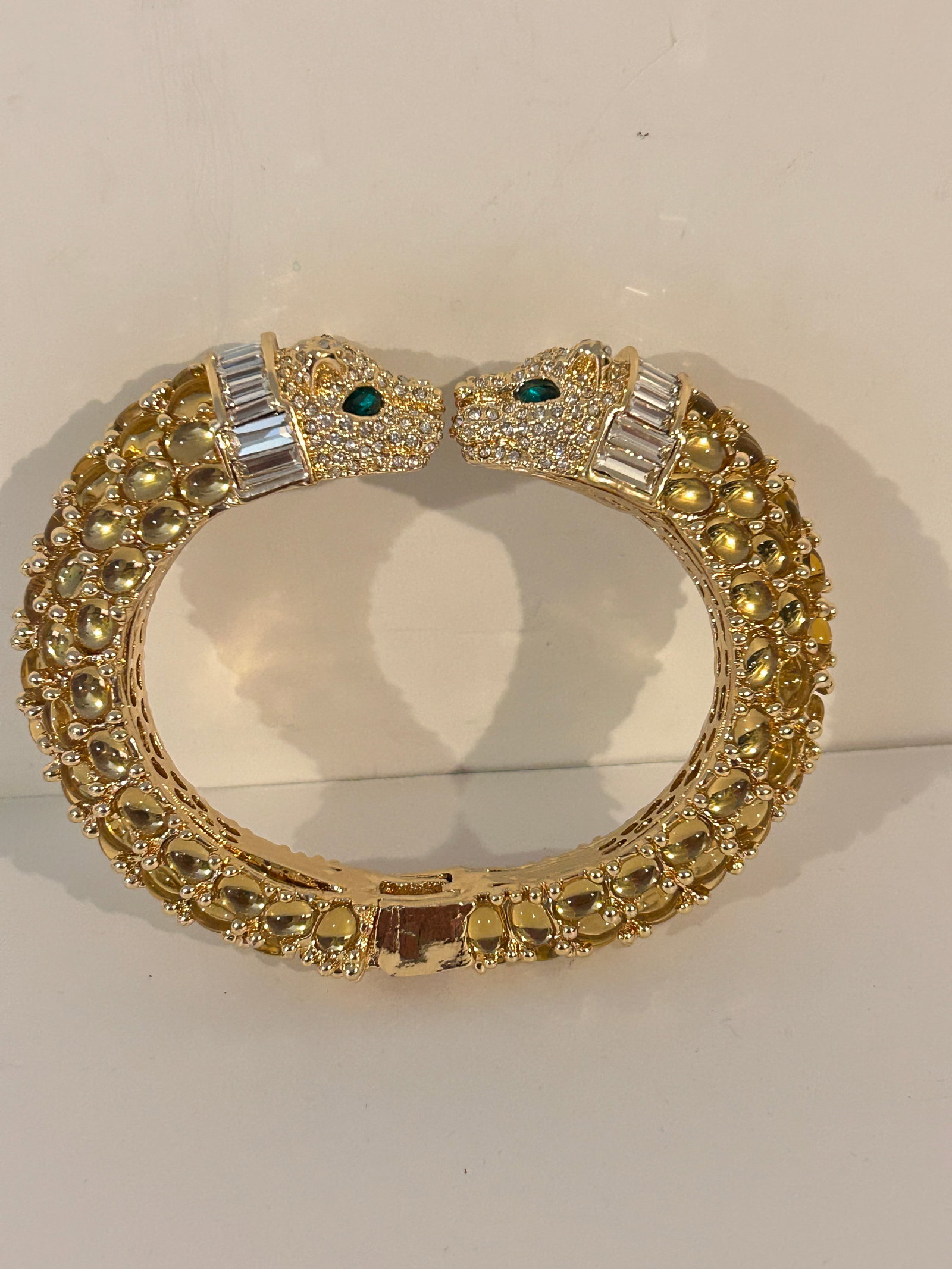 Bangle Bracelet Panther Costume Jewelry Bengal Custom 7": Bangle Bracelet Panther Costume Jewelry Bengal Custom 7" Please view all photos as they are part of the description and condition of this Item, Feel free to contact me with questions or picture reques