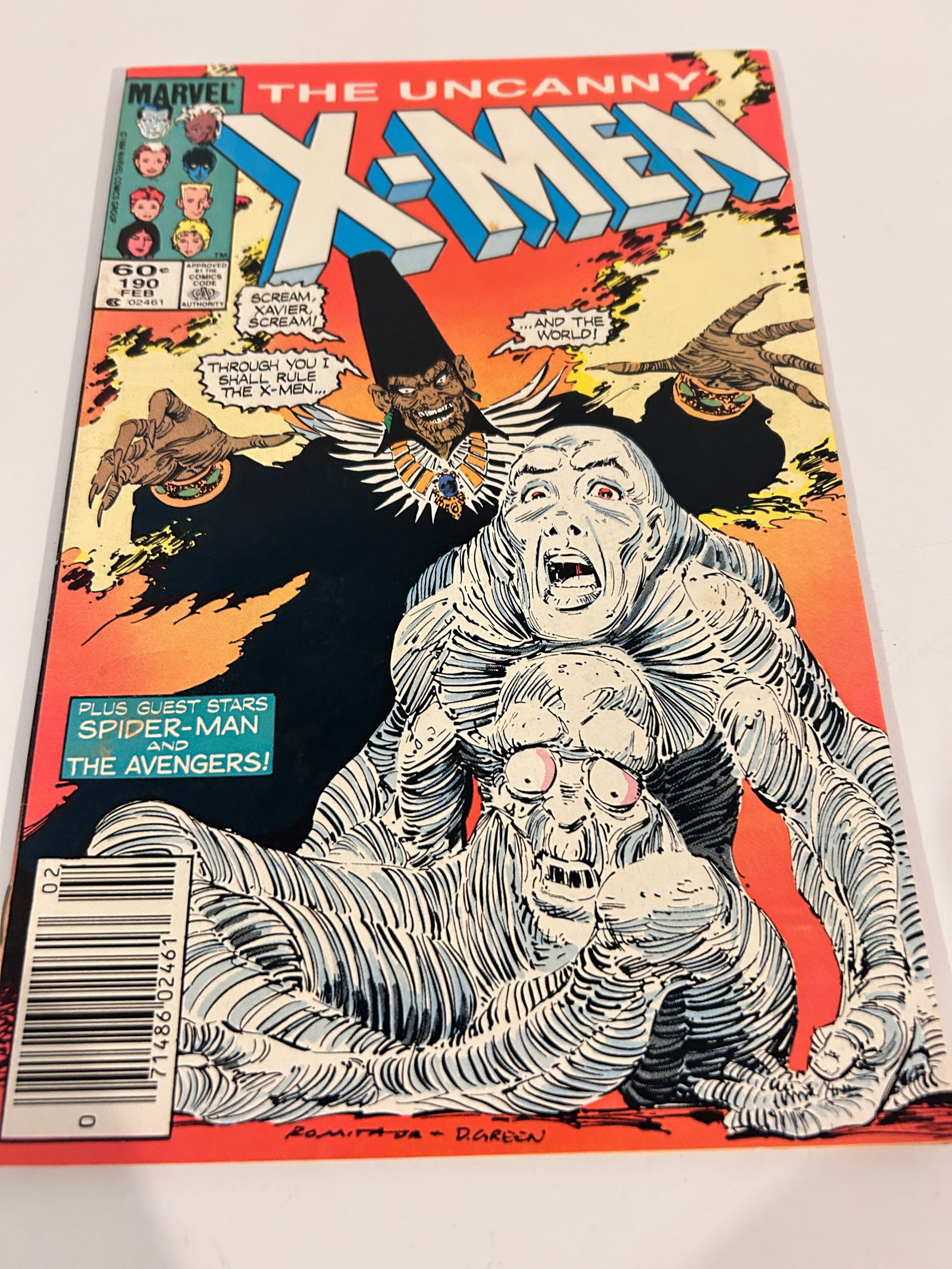 Vintage Comic Book The Uncanny X-Men # 190 (1 of 2)