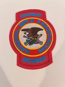 Vintage NRA National Rifle Association Endowment Member Patch Shooting Award