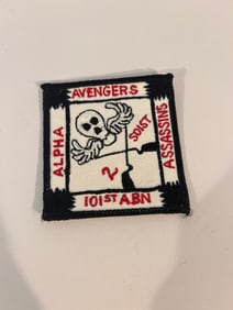 US Army Alpha Avengers 2nd Battalion 501st Assassins 101st ABN Vietnam Patch