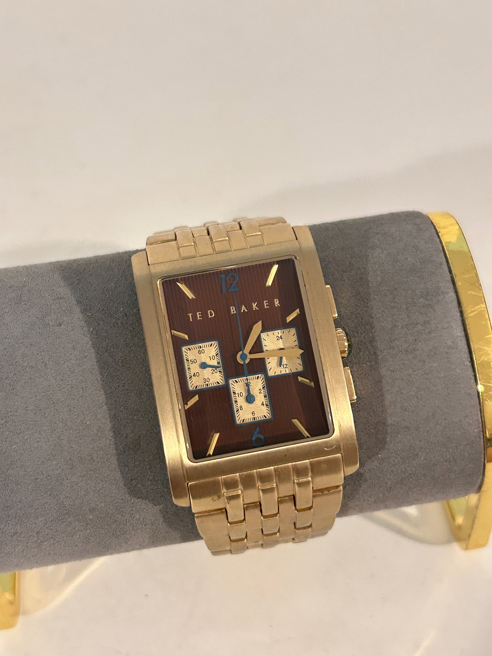 Ted Baker Chronograph Stainless Steel #TE3015 Men's Watch needs battery (1 of 6)