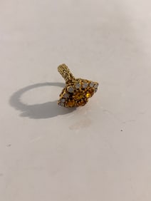 Vintage Mesh band Ring sz adjustable