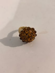 Vintage Mesh band Ring sz adjustable