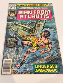 Vintage Comic Book Man From Atlantis # 3