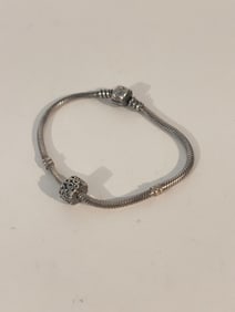 Vintage Pandora Sterling Silver Pandora 925 Bracelet 7 1/2"