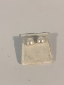 Honora Sterling Silver 925 Cultured Pearl Earrings Freshwater White