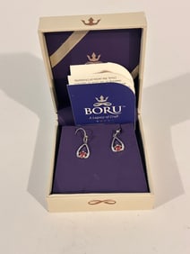 Vintage Sterling Silver Boru Earrings