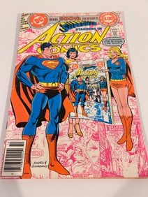 Vintage Comic Book Sperman Starring in Action Comics #500