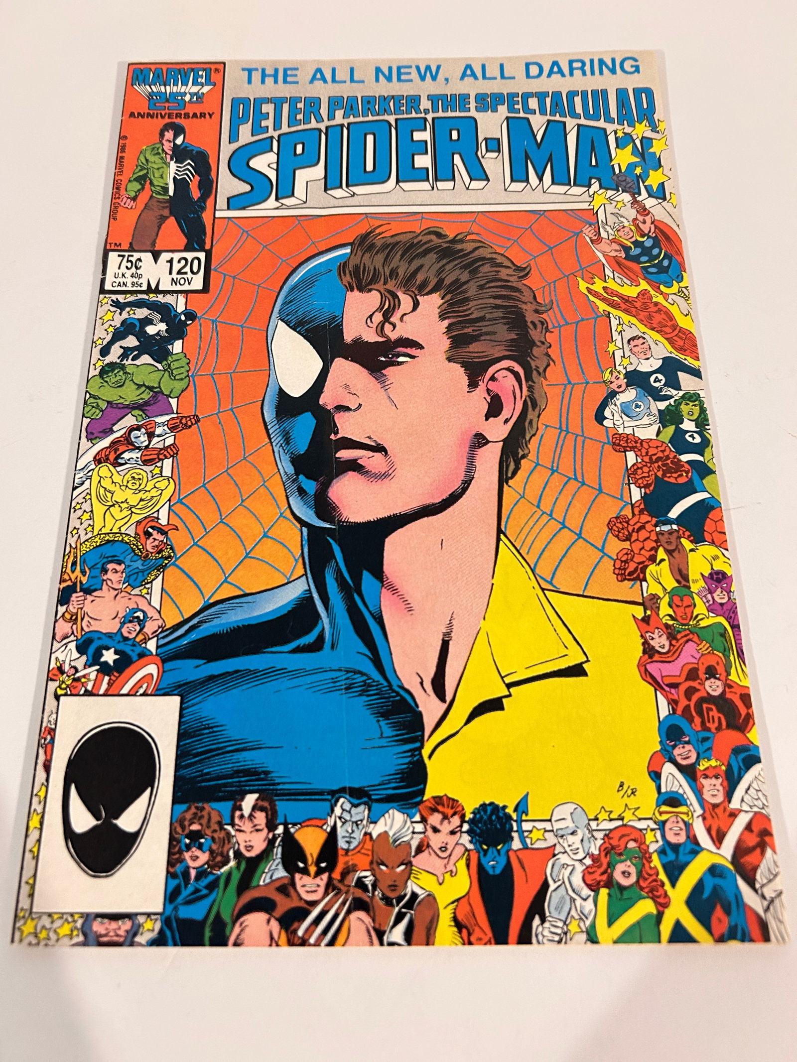 Vintage Comic Book Peter Parker Spectacular Spider-Man # 120: Vintage Comic Book Peter Parker Spectacular Spider-Man # 120 Please view all photos as they are part of the description and condition of this Item, Feel free to contact me with questions or picture re