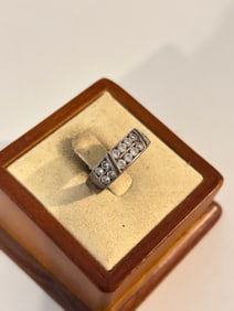 Vintage Sterling Silver Ring Sz 9