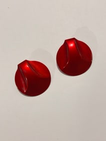 Vintage red enamel Fashion Earrings
