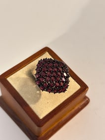 Vintage Sterling Silver SG Ring Sz 7