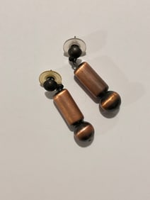 Vintage Copper Fashion Earrings