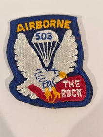 Post WWII Occupation Era 503rd PIR Parachute Infantry Regiment Airborne Patch