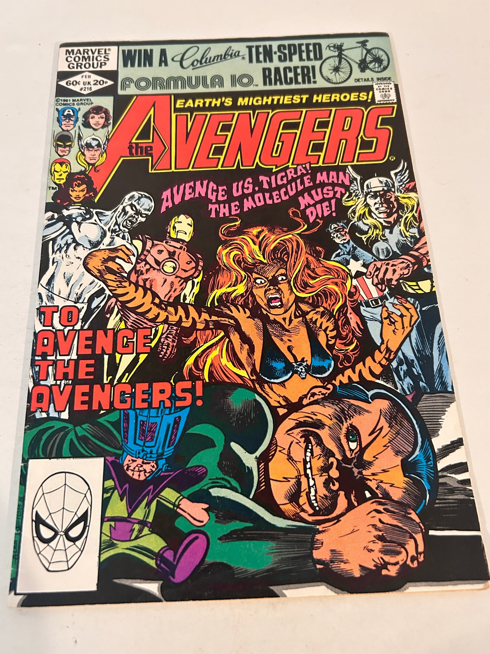 Vintage Comic Book The Avengers # 216: Vintage Comic Book The Avengers # 216 Please view all photos as they are part of the description and condition of this Item, Feel free to contact me with questions or picture requests! Used Item AS IS
