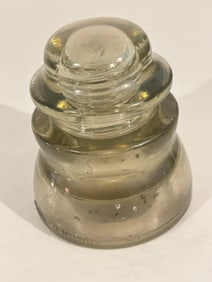 Vintage Glass Electric Insulator