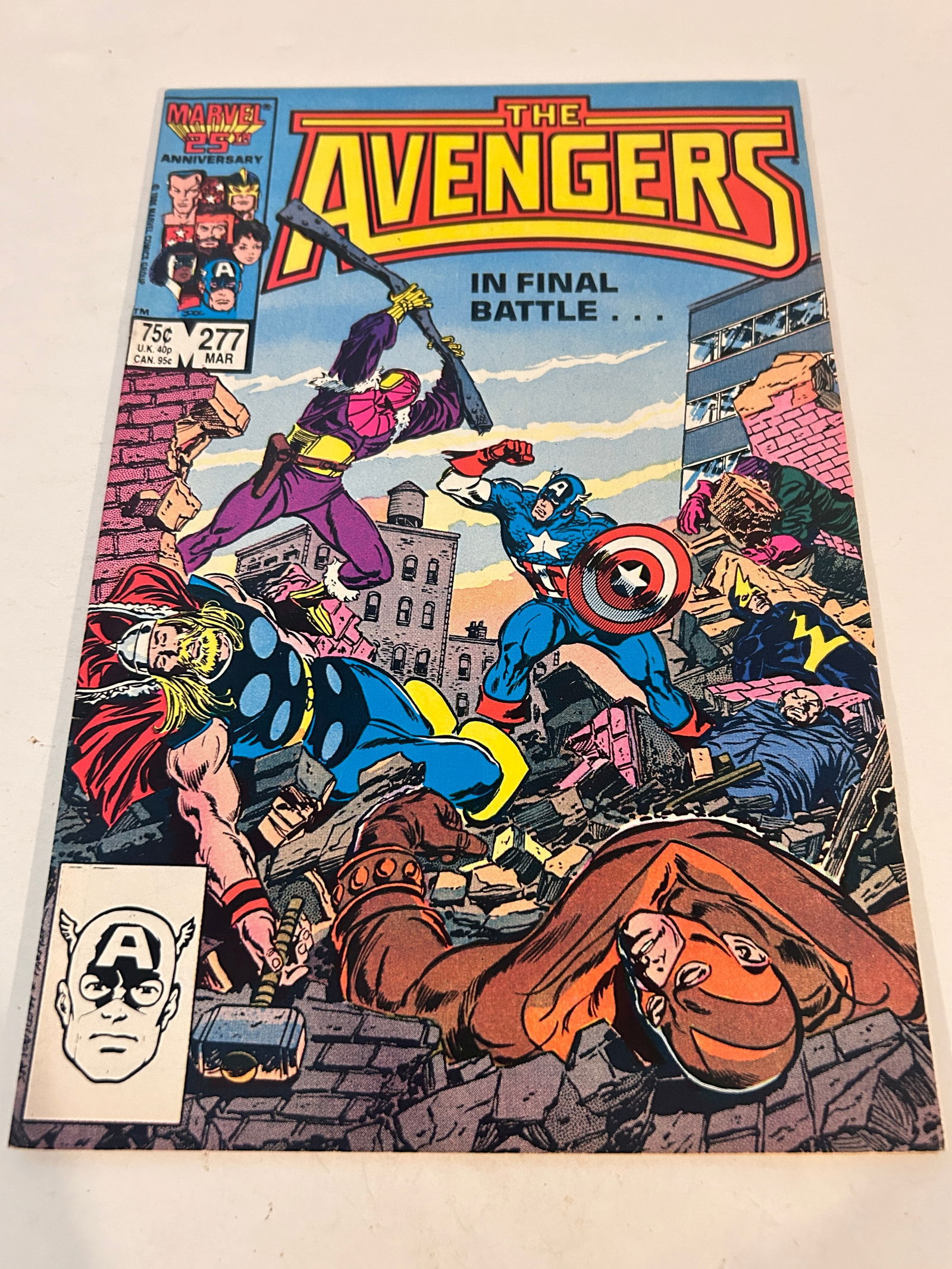 Vintage Comic Book The Avengers # 277: Vintage Comic Book The Avengers # 277 Please view all photos as they are part of the description and condition of this Item, Feel free to contact me with questions or picture requests! Used Item AS IS