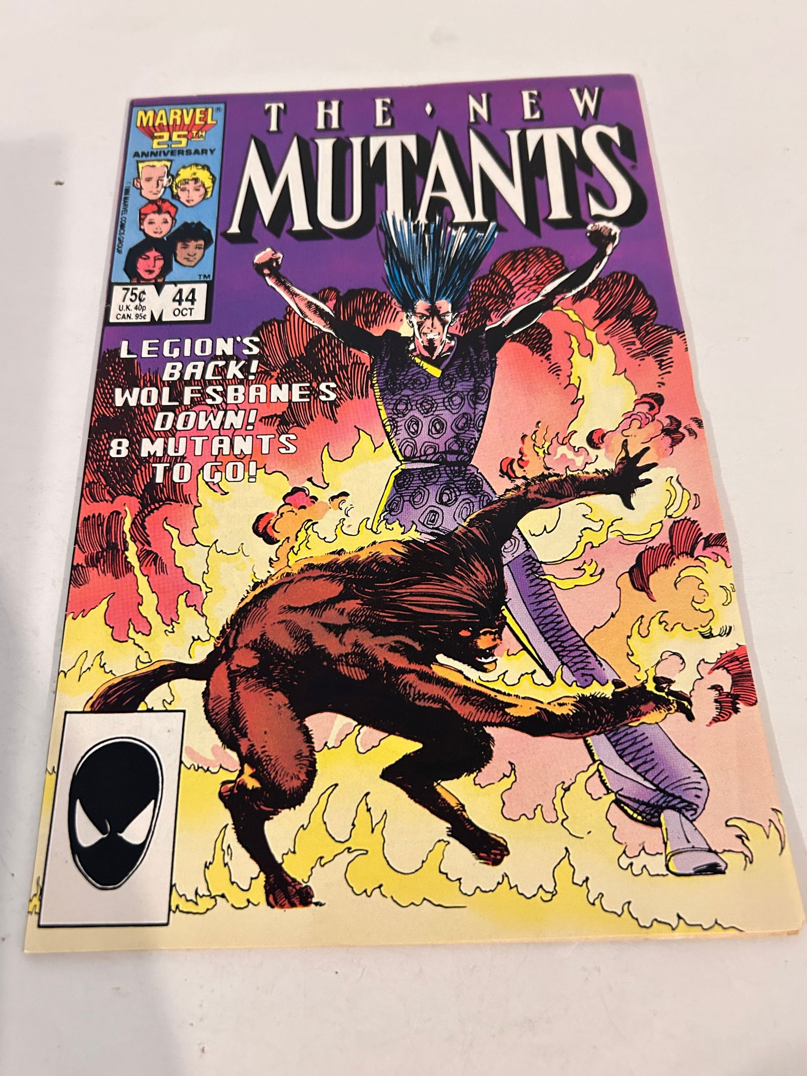 Vintage Comic Book New Mutants # 44 (1 of 2)