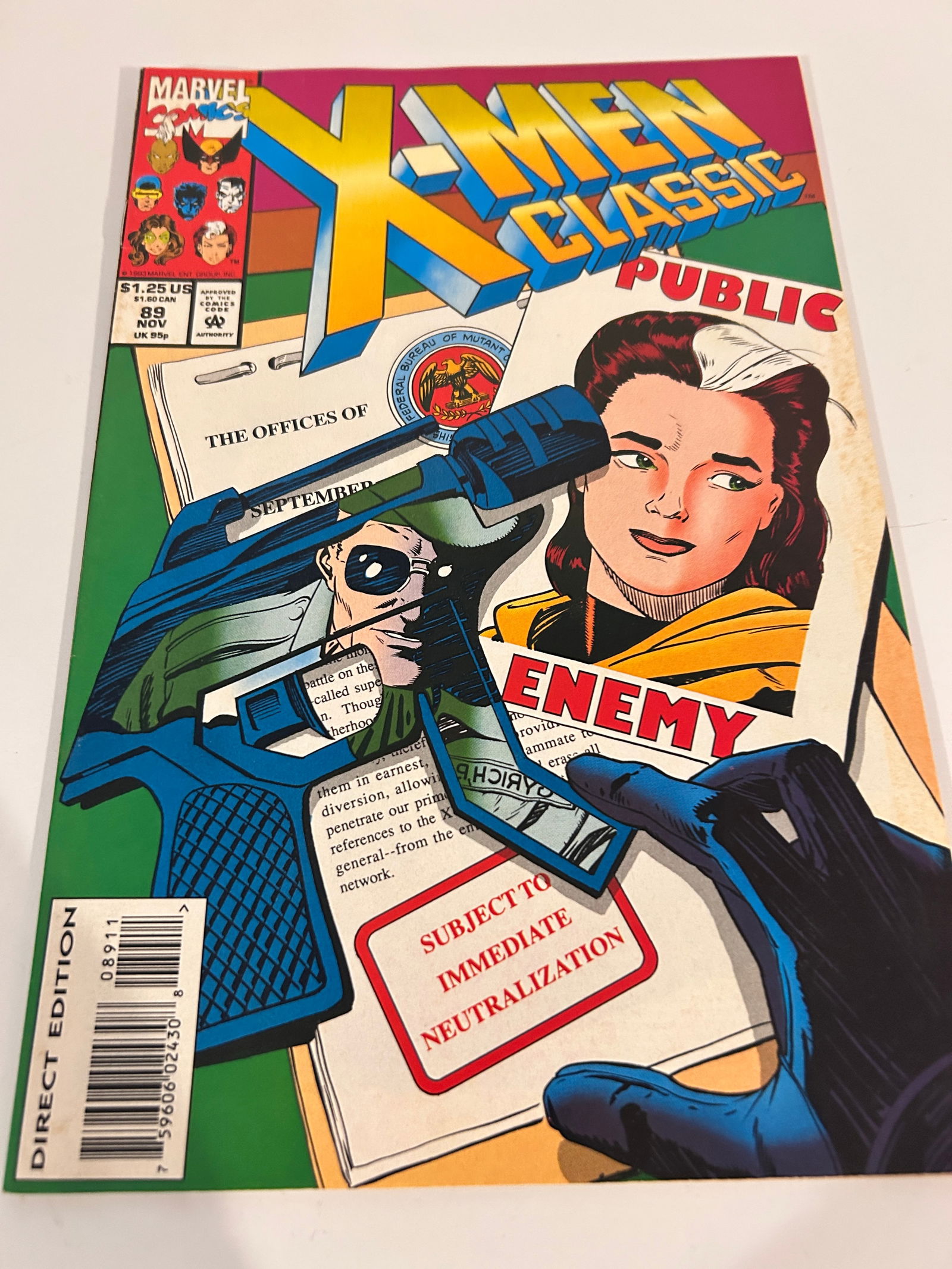 Vintage Comic Book X-Men Classics # 89 (1 of 2)