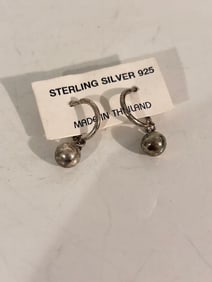 Vintage Sterling Silver post Earrings
