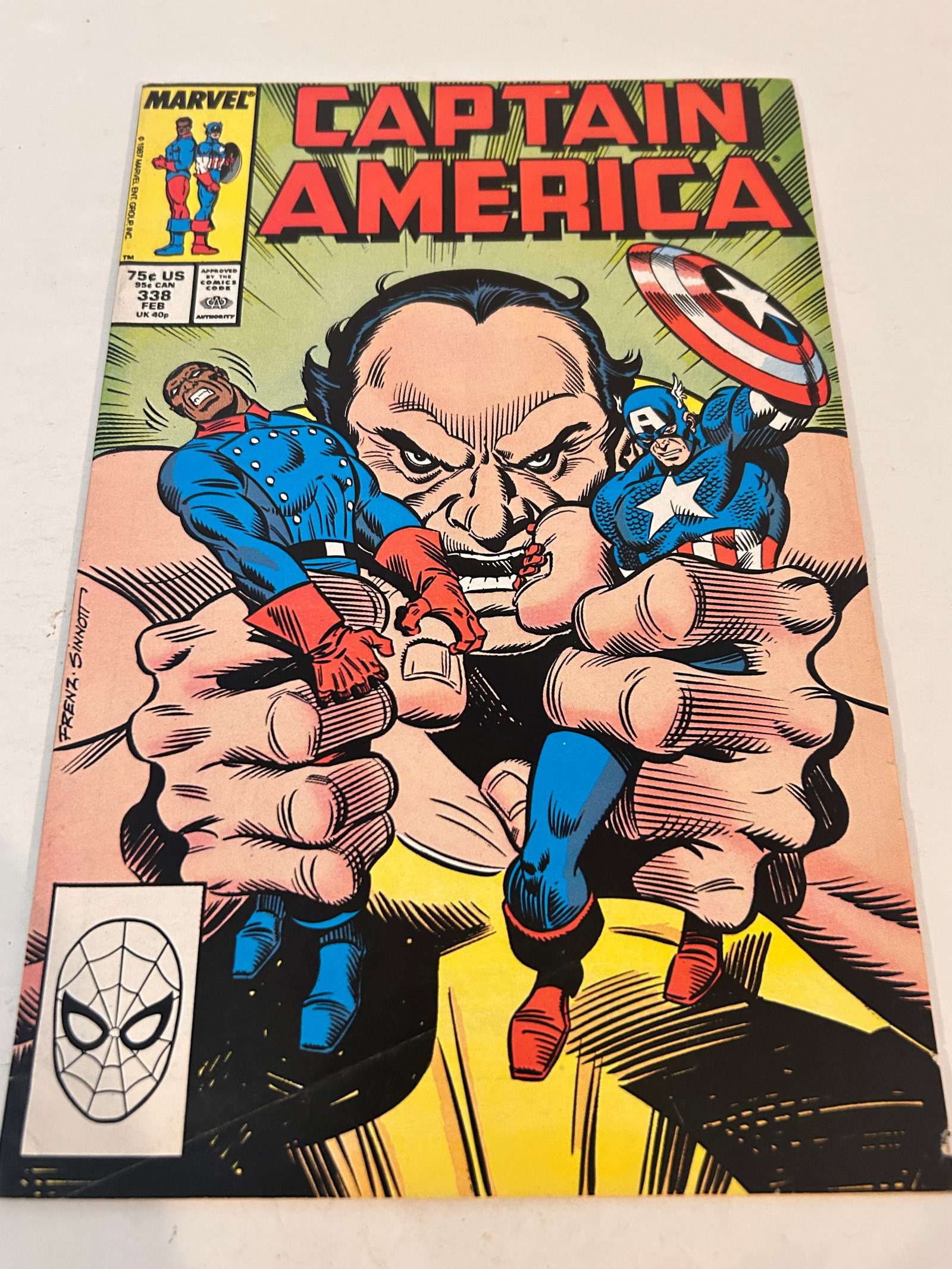 Vintage Comic Book Captain America # 338: Vintage Comic Book Captain America # 338 Please view all photos as they are part of the description and condition of this Item, Feel free to contact me with questions or picture requests! Used Item AS