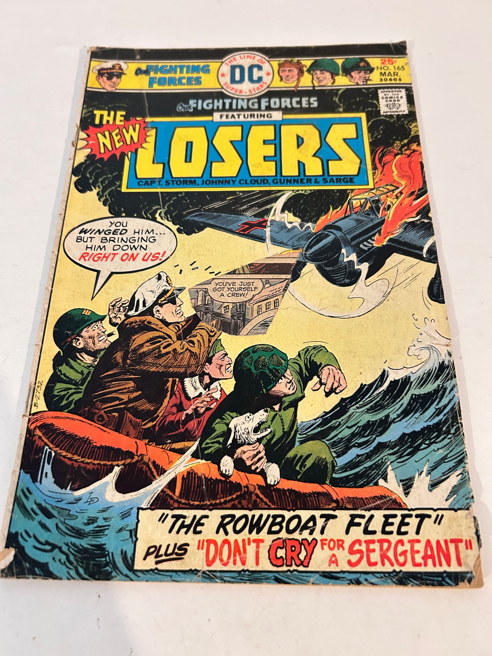 Vintage Comic Book Our Fighting Forces # 165 Losers (1 of 2)