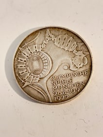 Germany - Federal Republic 10 Mark, 1972, Munich Olympics, Stadium