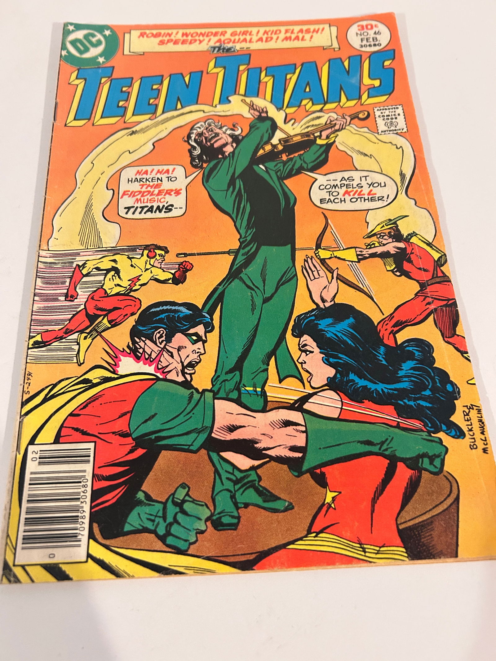 Vintage Comic Book Teen Titans # 46: Vintage Comic Book Teen Titans # 46 Please view all photos as they are part of the description and condition of this Item, Feel free to contact me with questions or picture requests! Used Item AS IS