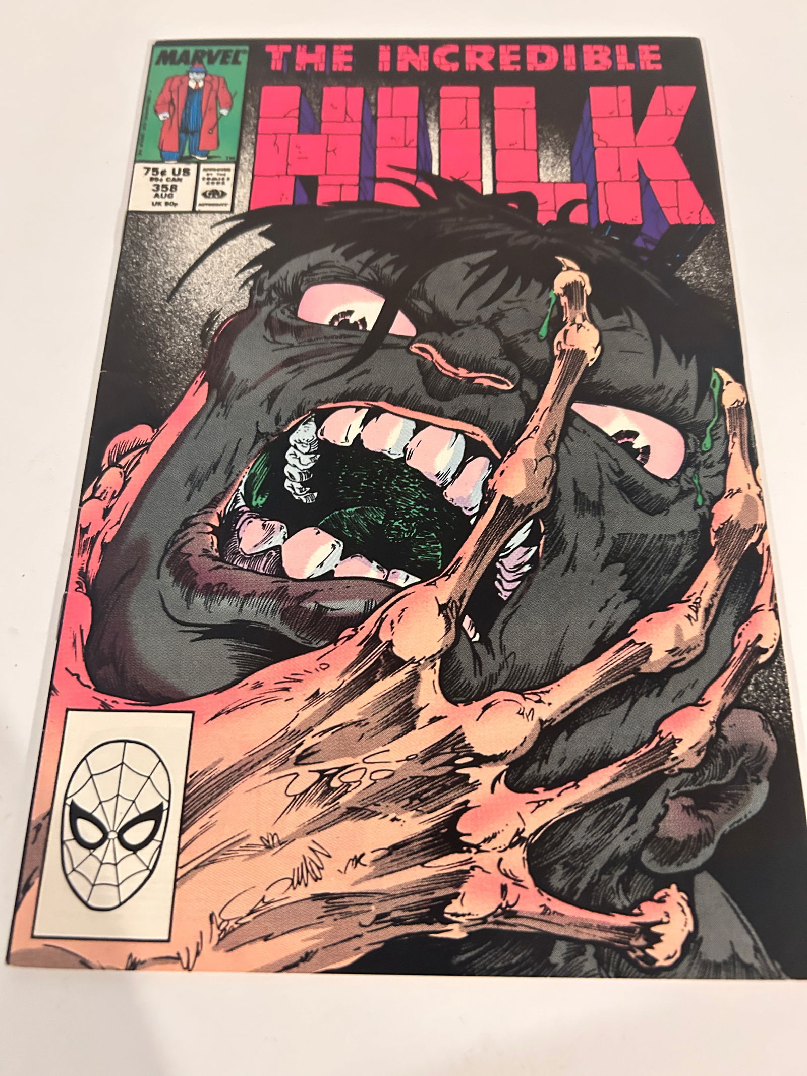 Vintage Comic Book The Incredible Hulk # 358: Vintage Comic Book The Incredible Hulk # 358 Please view all photos as they are part of the description and condition of this Item, Feel free to contact me with questions or picture requests! Used Ite