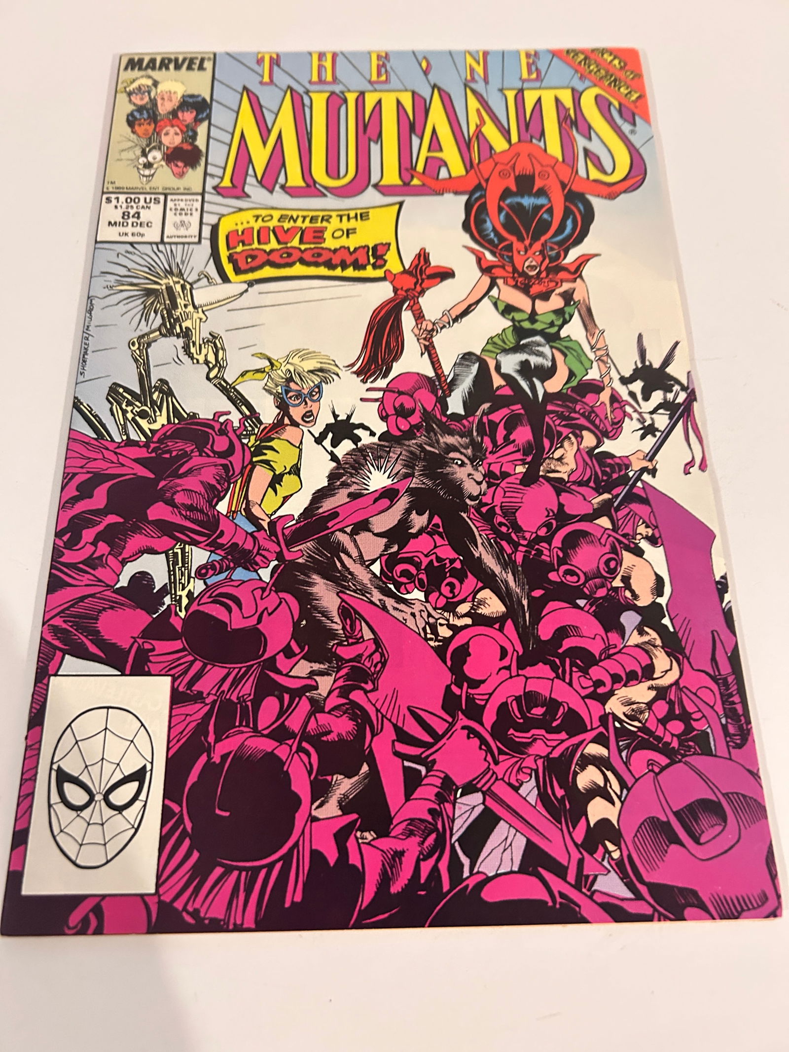 Vintage Comic Book The New Mutants # 84 (1 of 2)