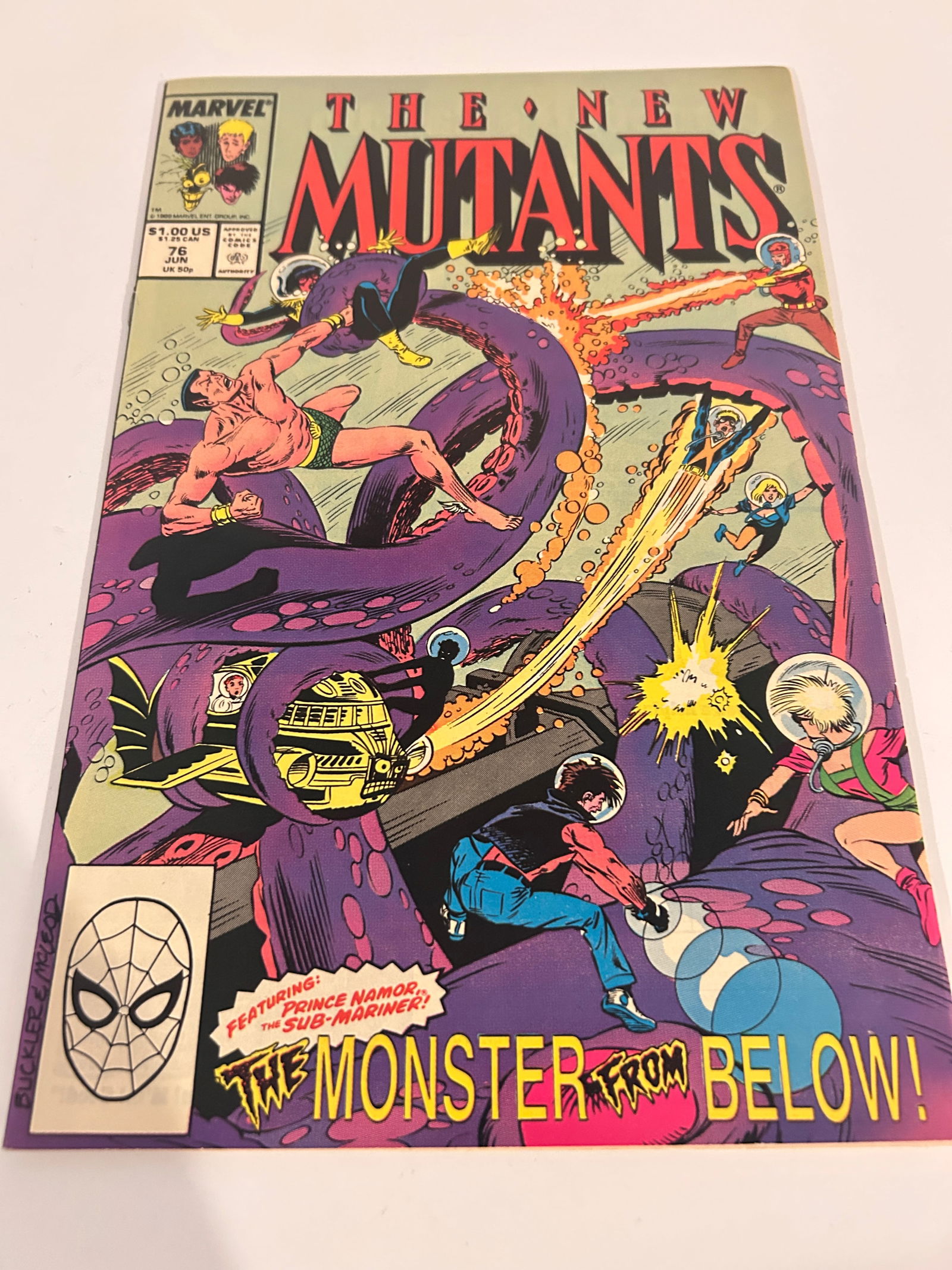 Vintage Comic Book The New Mutants # 76: Vintage Comic Book The New Mutants # 76 Please view all photos as they are part of the description and condition of this Item, Feel free to contact me with questions or picture requests! Used Item AS
