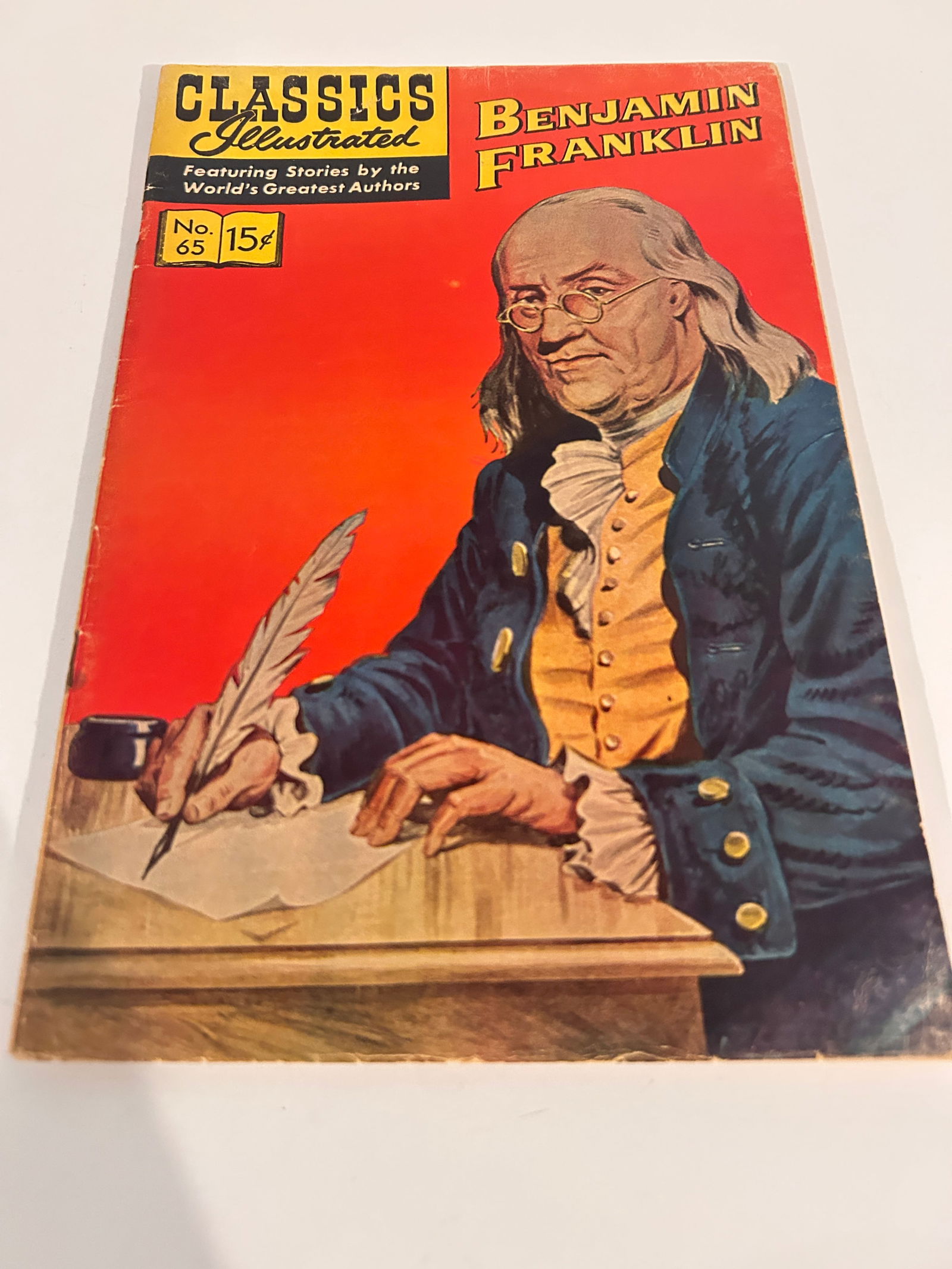Vintage Comic Book Benjamine Franklin # 65: Vintage Comic Book Benjamine Franklin # 65 Please view all photos as they are part of the description and condition of this Item, Feel free to contact me with questions or picture requests! Used Item