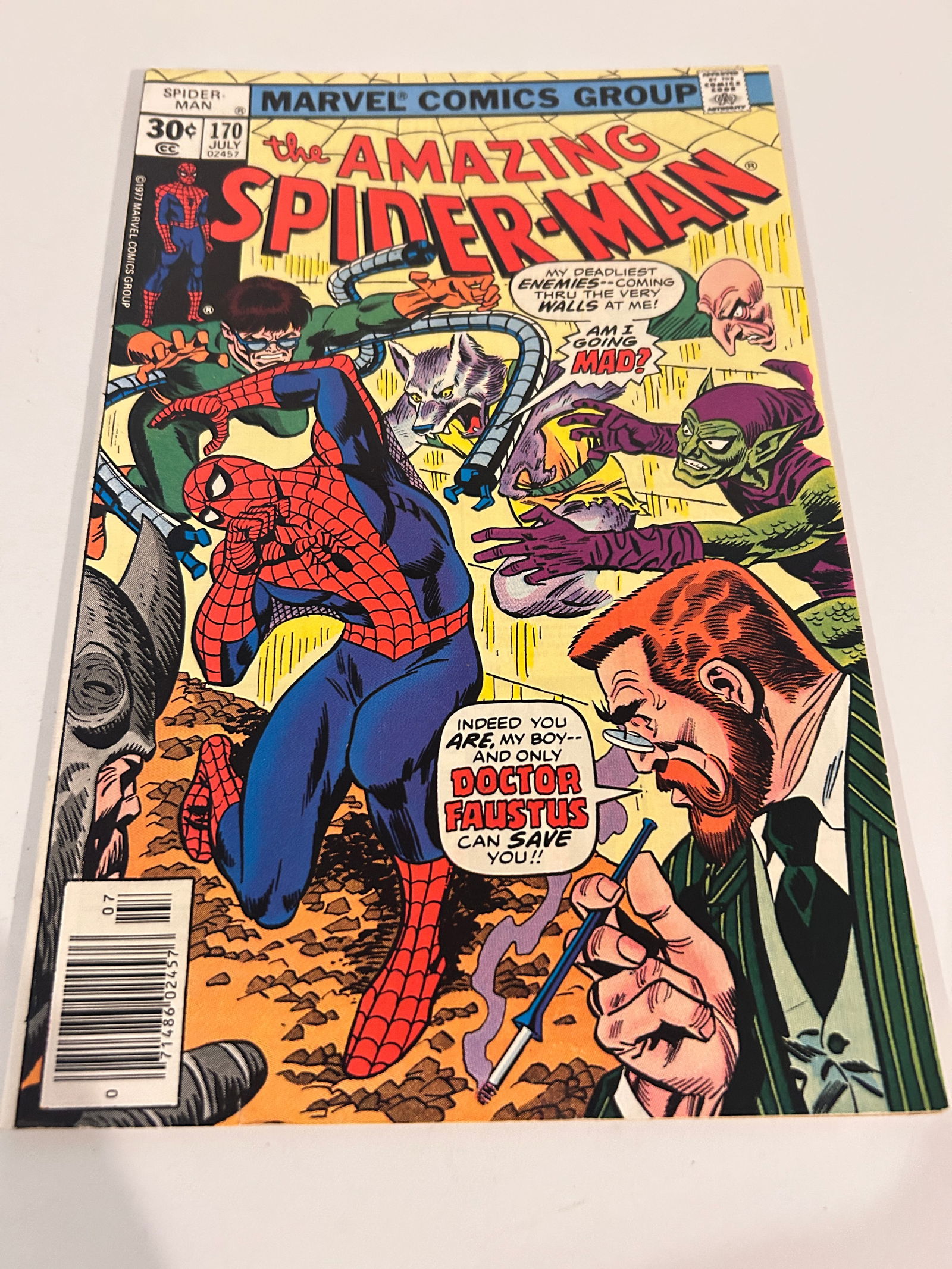 Vintage Comic Book The Amazing Spider-Man # 170 (1 of 2)