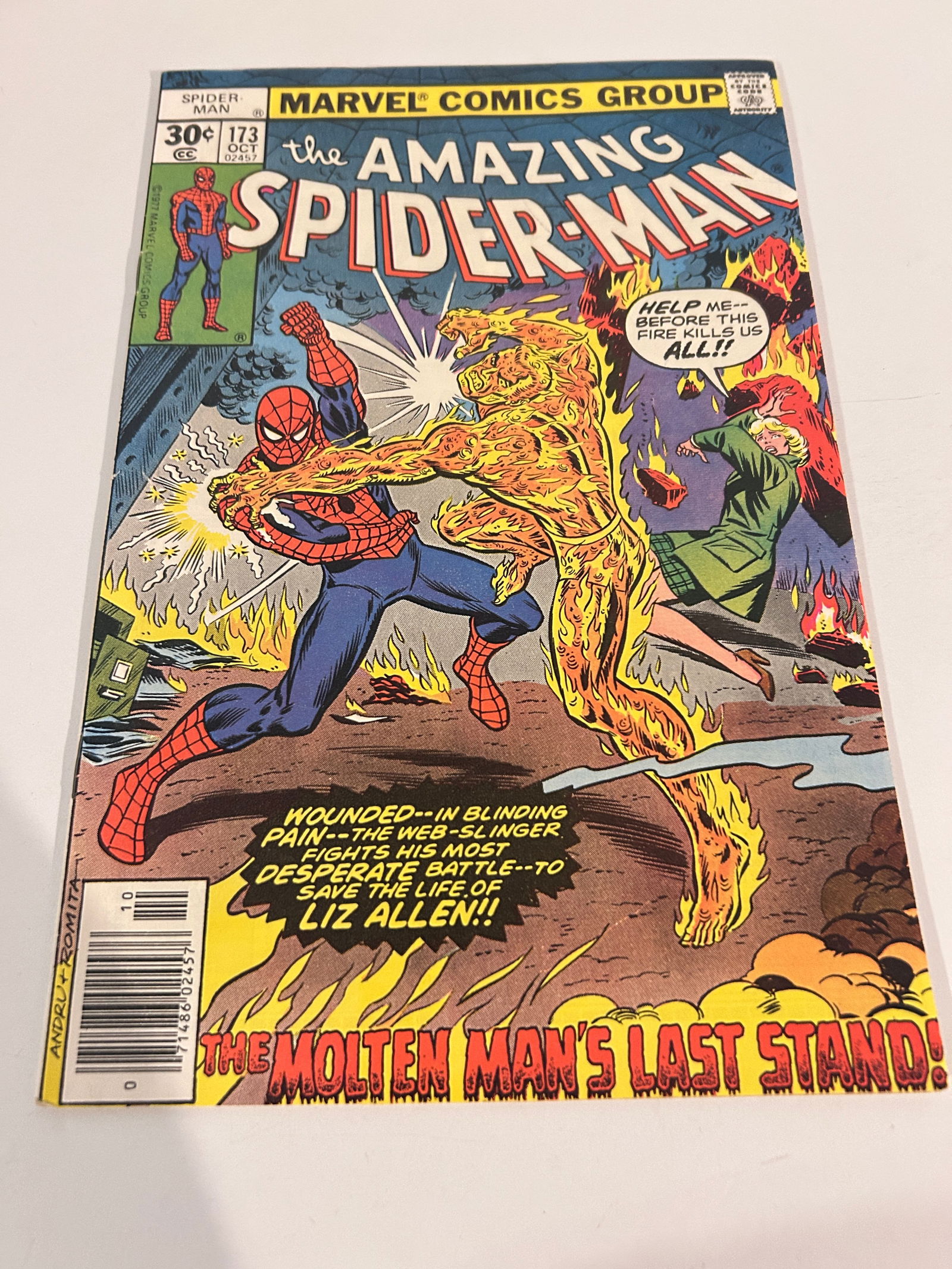 Vintage Comic Book The Amazing Spider-Man # 173: Vintage Comic Book The Amazing Spider-Man # 173 Please view all photos as they are part of the description and condition of this Item, Feel free to contact me with questions or picture requests! Used