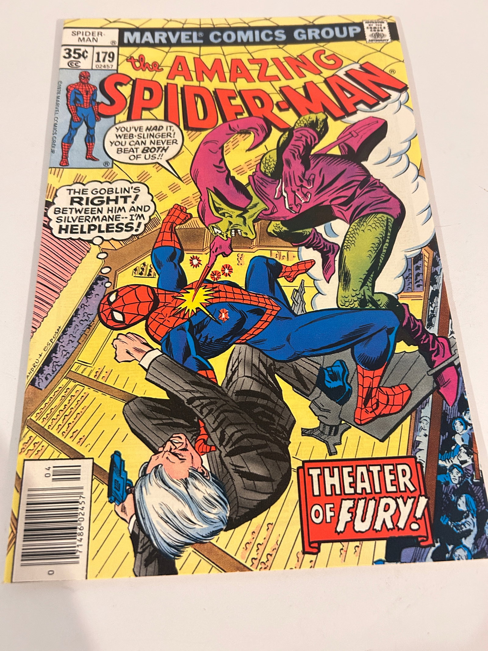 Vintage Comic Book The Amazing Spider-Man # 179: Vintage Comic Book The Amazing Spider-Man # 179 Please view all photos as they are part of the description and condition of this Item, Feel free to contact me with questions or picture requests! Used 