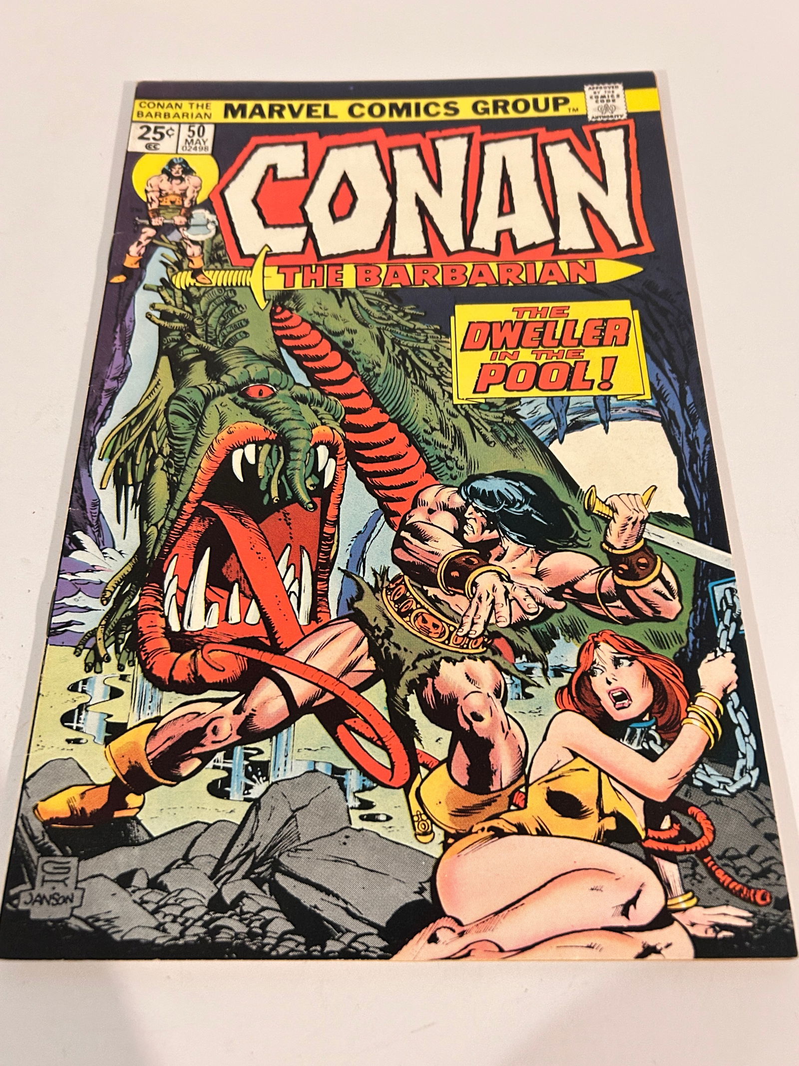 Vintage Comic Book Conan the Barbarian # 50: Vintage Comic Book Conan the Barbarian # 50 Please view all photos as they are part of the description and condition of this Item, Feel free to contact me with questions or picture requests! Used Item