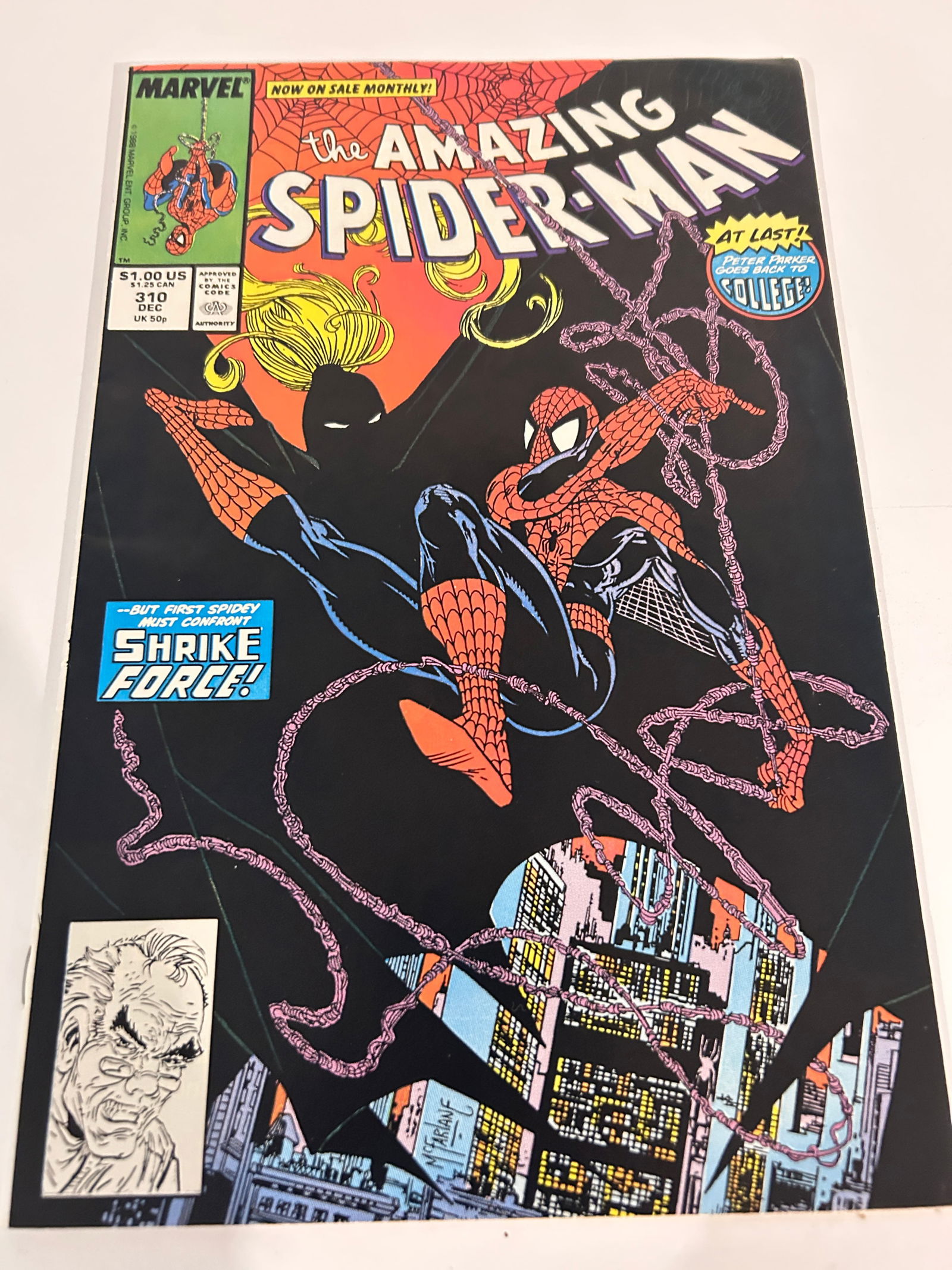 Vintage Comic Book The Amazing Spider-Man # 310: Vintage Comic Book The Amazing Spider-Man # 310 Please view all photos as they are part of the description and condition of this Item, Feel free to contact me with questions or picture requests! Used