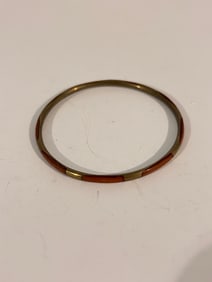 Vintage Brass Bracelet 7"