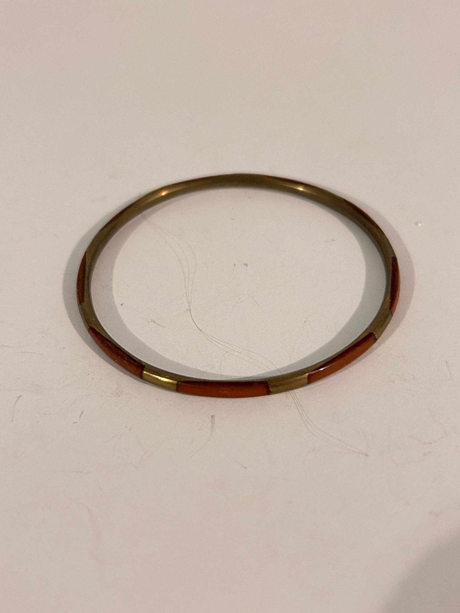 Vintage Brass Bracelet 7" (1 of 4)