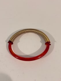 Vintage Acrylic Bracelet 7"