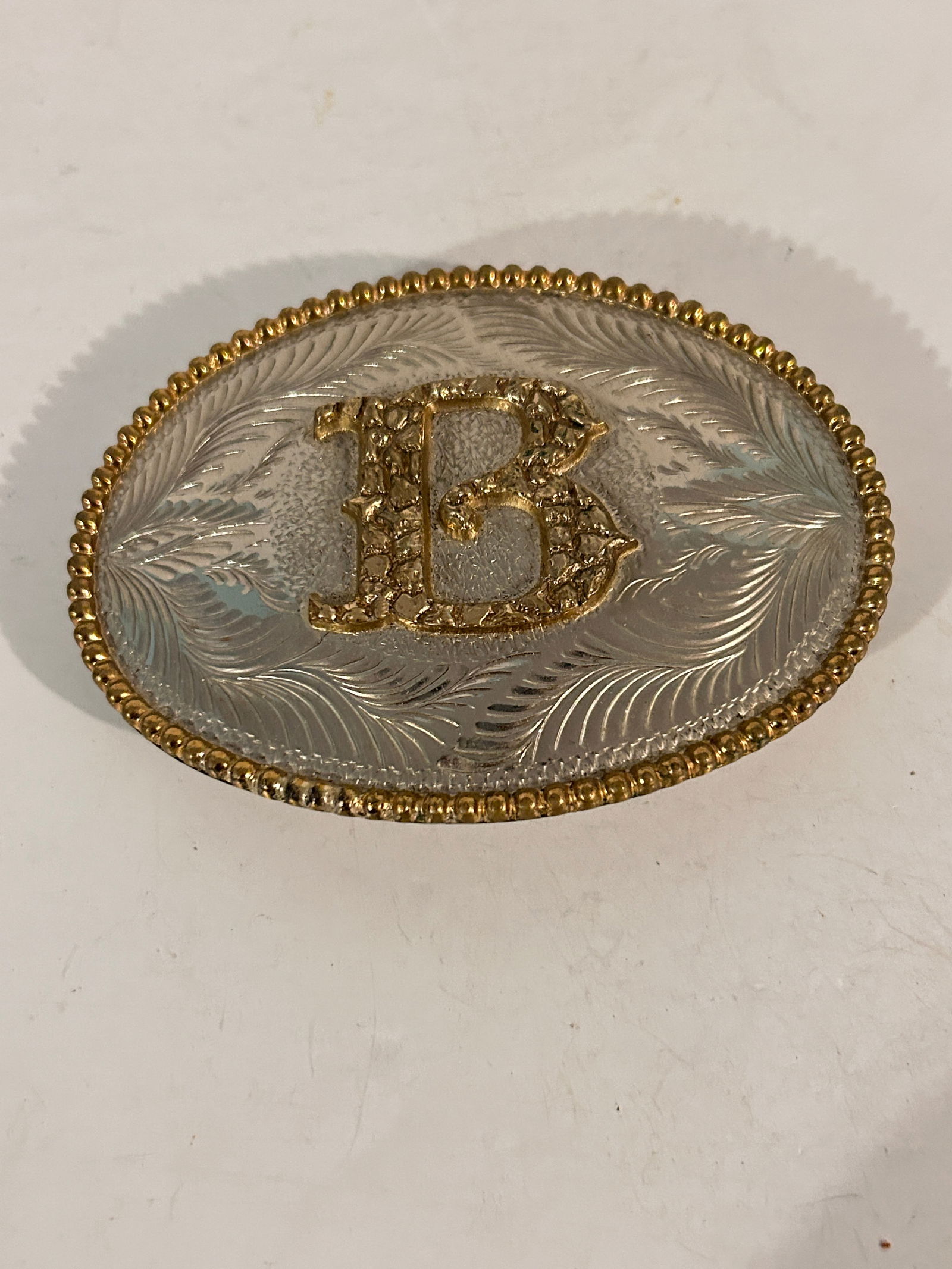 Vintage Letter B Belt Buckle (1 of 4)