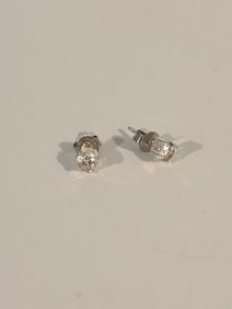 Vintage Sterling Silver Post Earrings