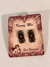 Vintage Earrings Kenny Ma New