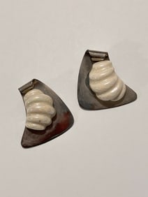 Vintage Fashion Ceramic Earrings