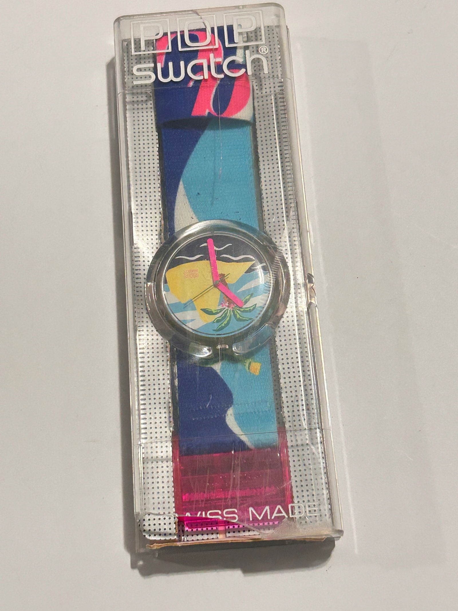 Vintage 1993 Pop Swatch LONELY ISLAND Rare in good working condition: Vintage 1993 Pop Swatch LONELY ISLAND Rare in good working condition Please view all photos as they are part of the description and condition of this Item, Feel free to contact me with questions or pi