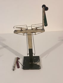 model of a railway semaphore signal