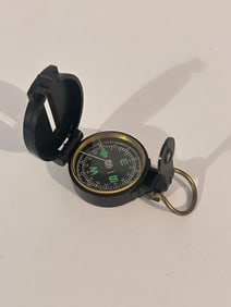 vintage Japan Liquid Filled  Engineer Lensatic compass directional navigational